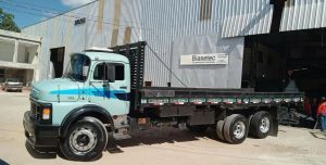 Mercedes 1313 truck carroceria 1985 azul