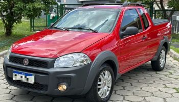 Fiat Strada Working 1.4 CE 2012 vermelha