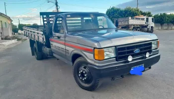 Ford F4000 carroceria 1993 cinza