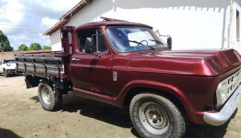 Chevrolet D10 carroceria 1981 vinho