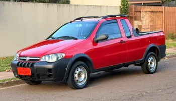 Fiat Strada Fire 1.4 CE 2012 vermelha
